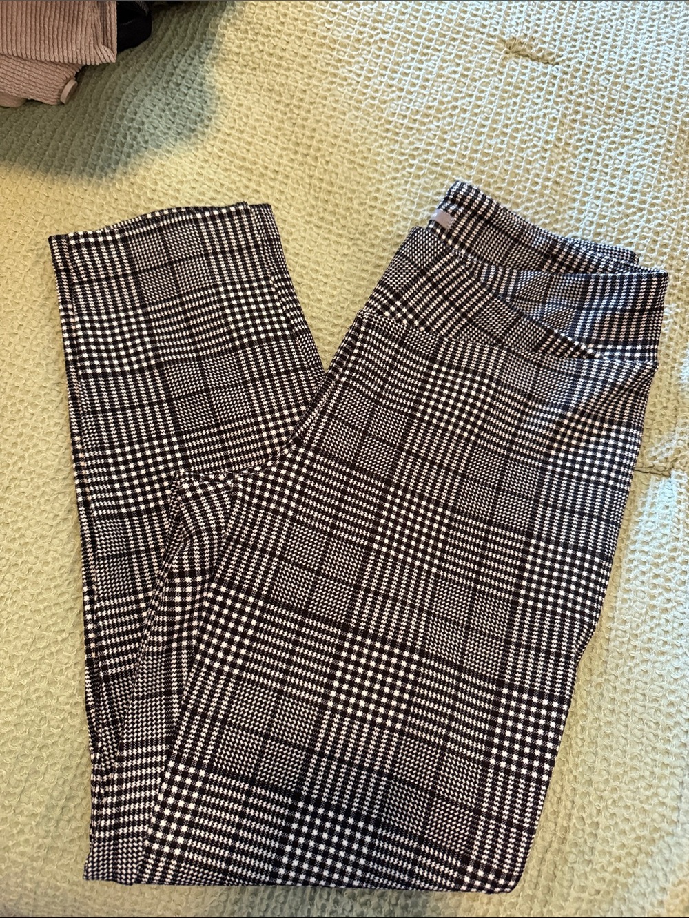 Black & White Plaid Women’s Dress Pants